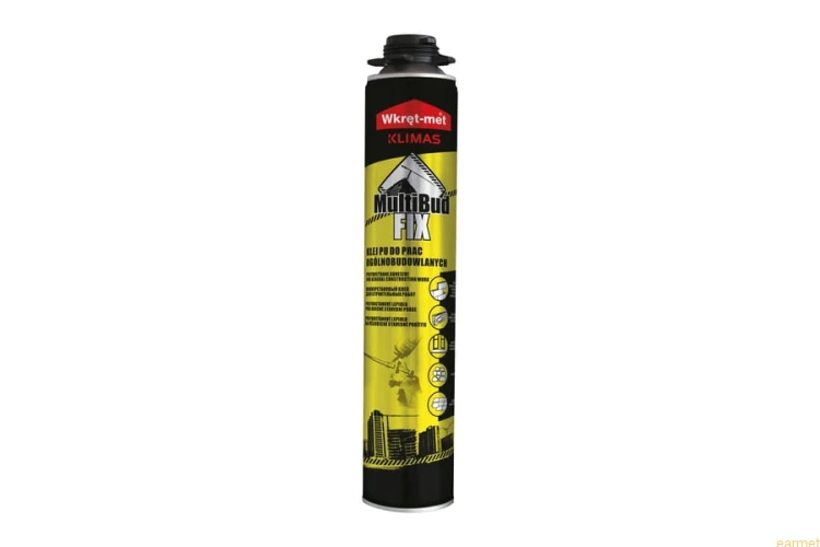 Klej poliuretanowy MULTI-BUD-FIX do prac ogólnobudowlanych 750 ml