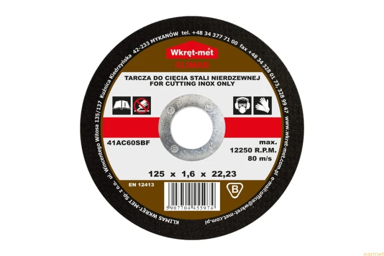Tarcza korundowa do cięcia stali nierdzewnej TCSI - 230 x 2,0 x 22 (10szt)