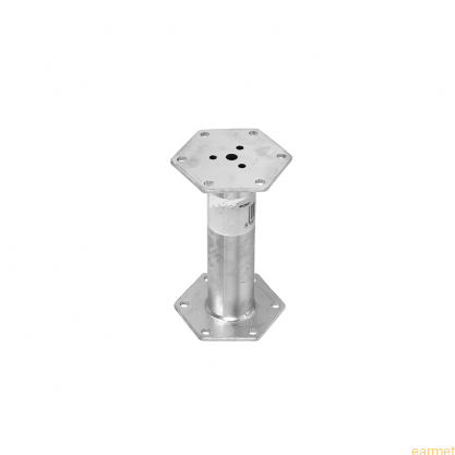 PWB 76x300 / 185x160x300x8,0 mm / Przedłużenie podstawy PWM sześciokątna