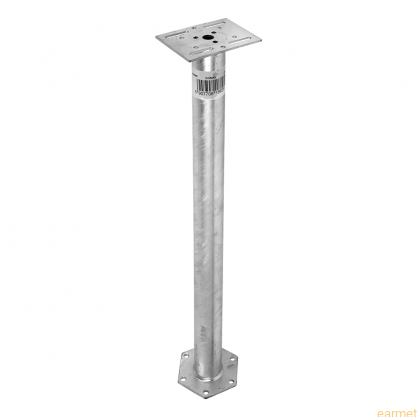 PWC 76x1000 / 190x140x1000x8,0 mm / Przedłużenie podstawy PWM prostokątna
