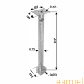 PWC 76x1000 / 190x140x1000x8,0 mm / Przedłużenie podstawy PWM prostokątna