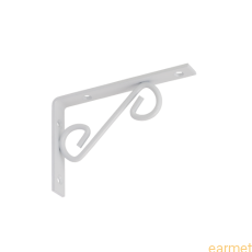 Wspornik ornamentowy WOP 200 / 200x125mm / biały / 