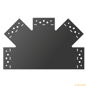 Łącznik ozdobny pięcioramienny SDLPC / 315x200x85x2,5 /