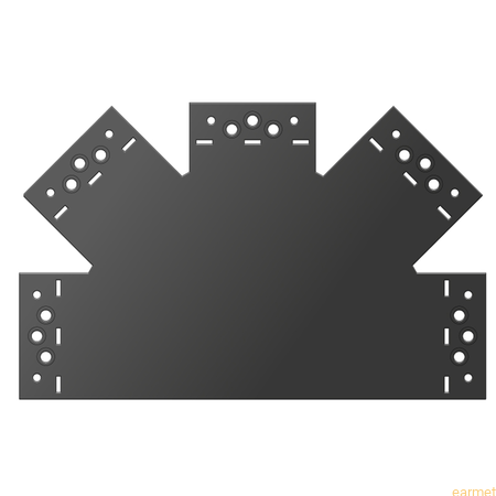 Łącznik ozdobny pięcioramienny SDLPC / 315x200x85x2,5 /