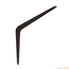 Wspornik półki stalowy WS 400 / 400x350mm / brązowy / 