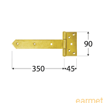 ZB 350 / 350x45x90x3,0 /