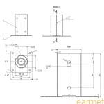 Podstawa słupa PSPO 80 / 81x150x150 /