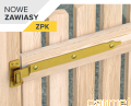 Zawias pasowy ZPK / 400*13*4,0 / złoty