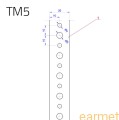 Taśma montażowa TM 5 / 20x0,9 / rol=10 mb.