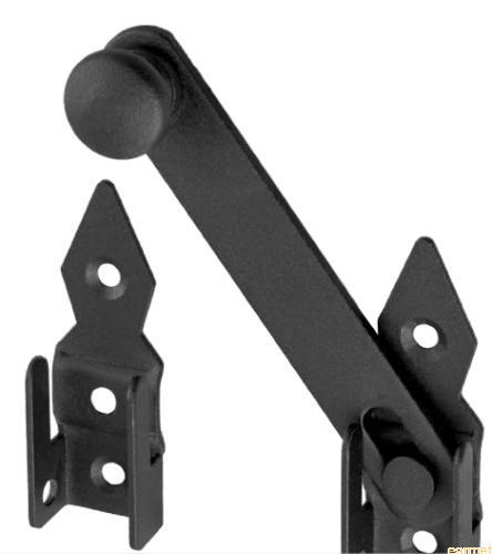 Zasuwka ogrodowa WOGO / 120*2,0 / czarna