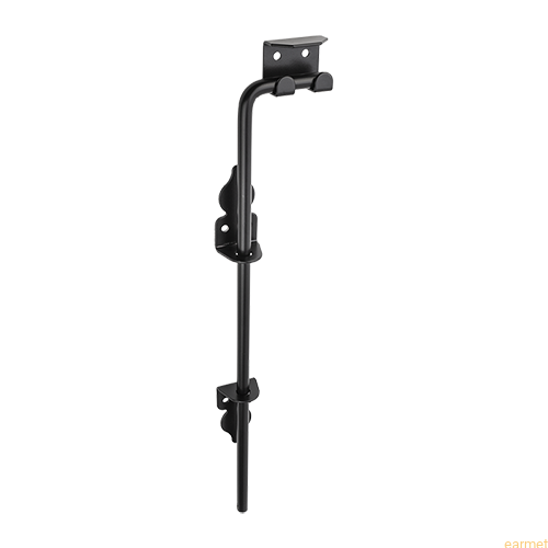 Zasuwka z ryglem wygiętym WOT 450 / 450*41*2,5 / malowana na czarno