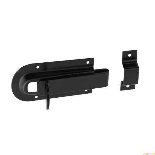 Zasuwka z ryglem płaskim WZD 100 / 100*45*1,0 / malowana na czarno