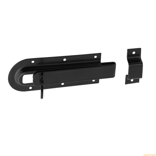 Zasuwka z ryglem płaskim WZD 120 / 120*46*1,0 / malowana na czarno