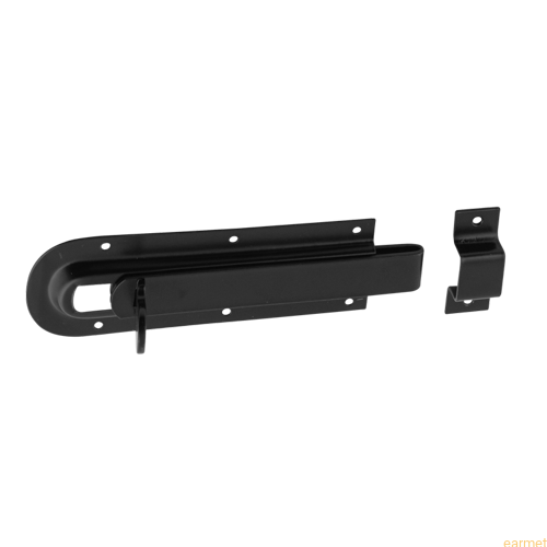 Zasuwka z ryglem płaskim WZD 120 / 140*46*1,0 / malowana na czarno