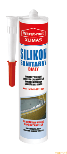 Silikon sanitarny standardowy – SSA-310 / op=12szt