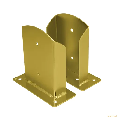 Podstawa słupa PSD 140 / 142x200x3,0 / 1 szt / ZŁOTA