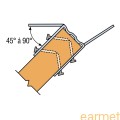 Wieszak belki kalenicowej LSUU 216x45