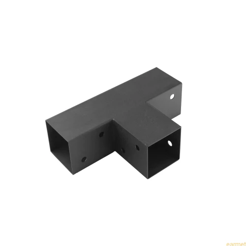 Łącznik belki kwadratowej GPT 70 / 72x165x255x1,5 / czarny