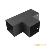 Łącznik belki kwadratowej GPT 120 / 122x266x326x2,0 / czarny