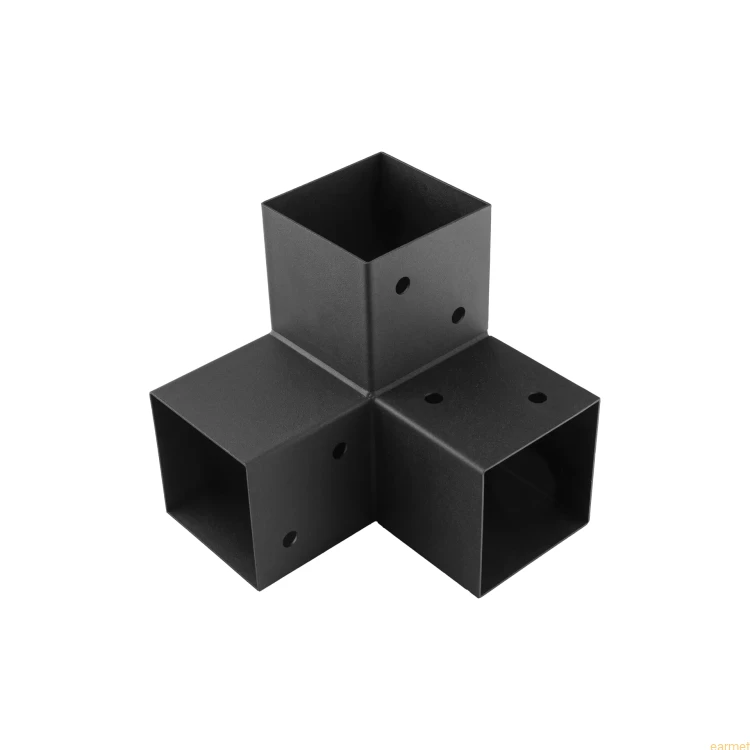 Łącznik belki kwadratowej GPY 70 / 772x165x162x1,5 / czarny