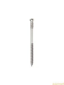 Wkręt do tarasów z gwintem podporowym / HNT 5*80-A2 TX-25 / 100 szt.