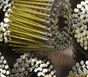 Gwoździe pierścieniowe ocynkowane na taśmie drucianej NR16 / 2,8x80 mm / 4500szt