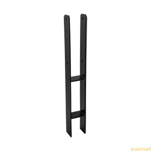 Podstawa słupa PSH 70 / 71x600x6,0 / CZARNA