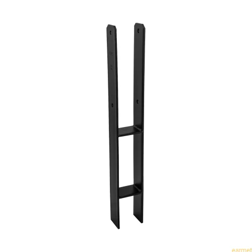 Podstawa słupa PSH 70 / 71x600x6,0 / CZARNA