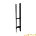 Podstawa słupa PSH 90 / 91x600x6,0 / CZARNA
