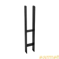Podstawa słupa PSH 100 / 101x600x6,0 / CZARNA