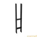 Podstawa słupa PSH 100 / 101x600x6,0 / CZARNA