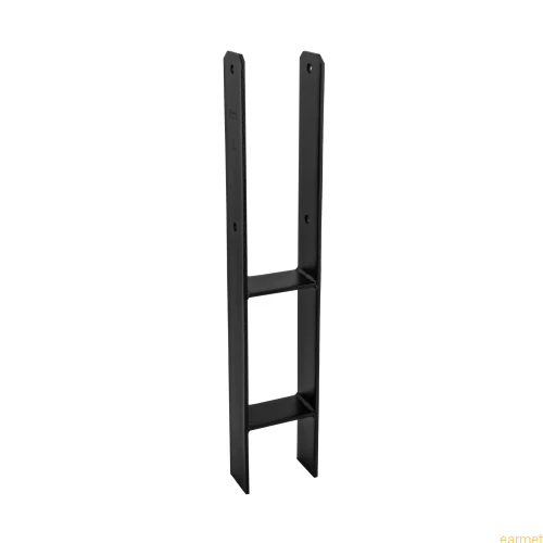 Podstawa słupa PSH 100 / 101x600x6,0 / CZARNA