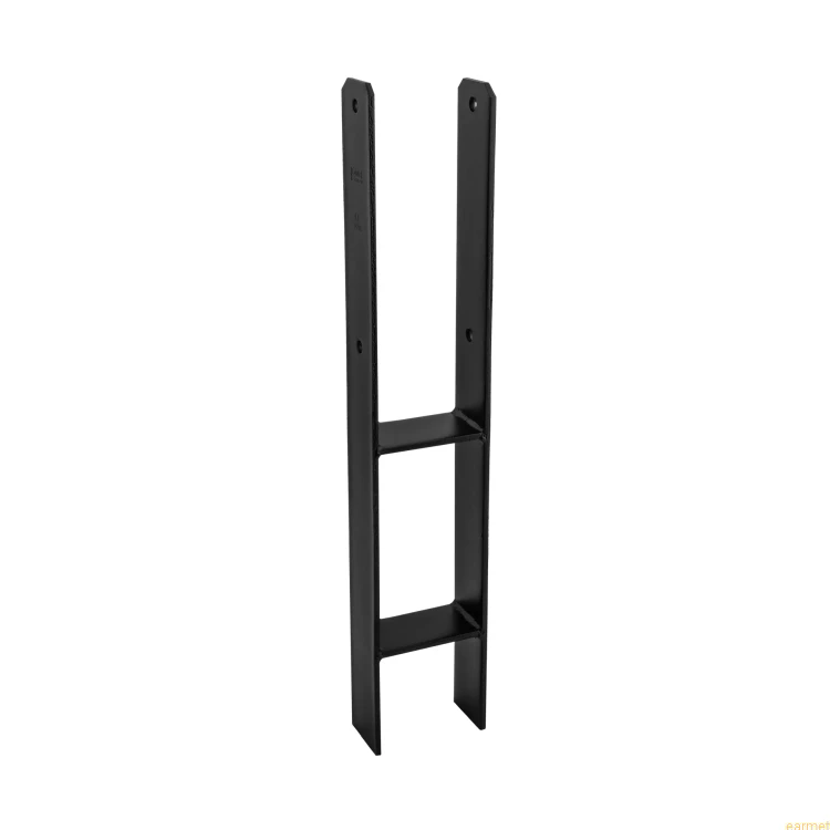 Podstawa słupa PSH 100 / 101x600x6,0 / CZARNA