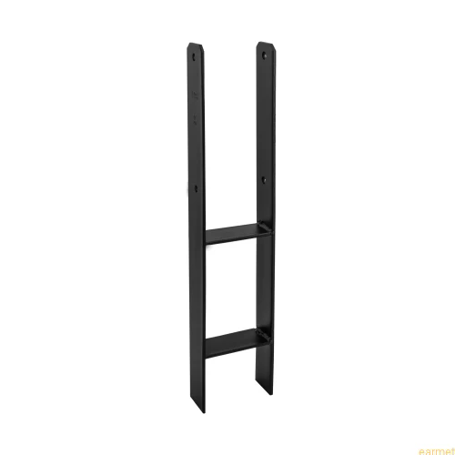 Podstawa słupa PSH 120 / 121x600x6,0 / CZARNA