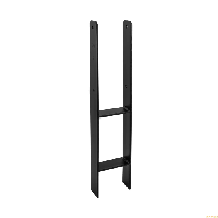 Podstawa słupa PSH 120 / 121x600x6,0 / CZARNA
