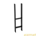 Podstawa słupa PSH 140 / 141x600x6,0 / CZARNA