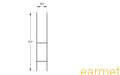 Podstawa słupa PSH 160 / 161x600x6,0 /