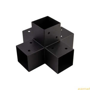 Łącznik belki kwadratowej GPK 100 / 101x205x305x2,0 / czarny 
