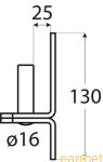 C 16/25  / 25x130x4,0 /