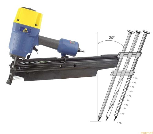 Gwoździarka konstrukcyjna B.PRO NR22/100 SVEN