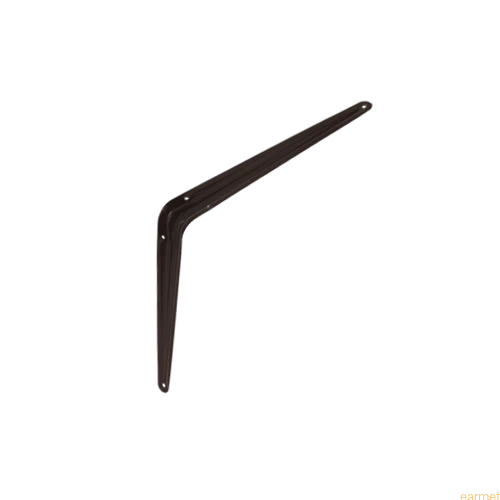 Wspornik półki stalowy WS 300 / 300x250mm / brązowy / op=2szt
