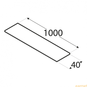 Profil ALU / PPL 4 / 40x1000x3,0 / 8szt