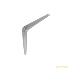 Wspornik półki stalowy WS 175 / 175x150mm / szary / 