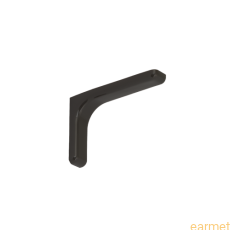 Wspornik z osłoną plastikową WSPP 115 / 115x78x25mm / brązowy / 