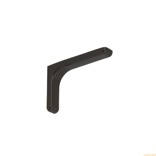 Wspornik z osłoną plastikową WSPP 115 / 115x78x25mm / brązowy / op=2szt