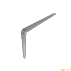 Wspornik półki stalowy WS 200 / 200x150mm / szary / 