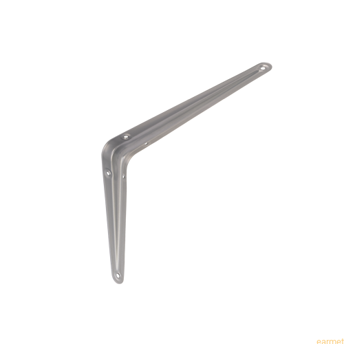 Wspornik półki stalowy WS 200 / 200x150mm / szary / op=2szt