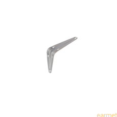 Wspornik półki stalowy WS 100 / 100x75mm / szary / 