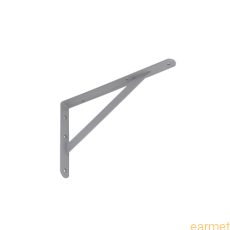 Wspornik wzmacniany WSWP 300 / 300x200x4,0mm / szary / 