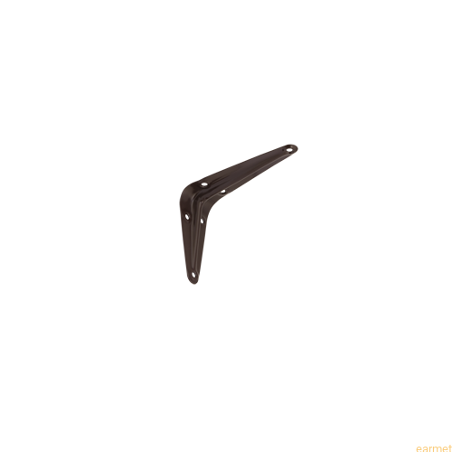 Wspornik półki stalowy WS 100 / 100x75mm / brązowy / op=2szt